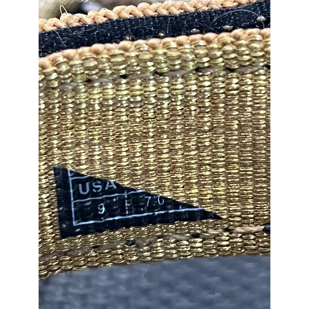 Teva Midform Universal Sandals Women's 9 Metallic Gold Champagne Platform GOOD